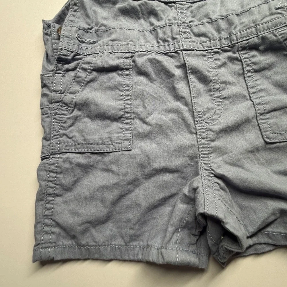 OshKosh B'gosh 18M Blue Cotton Shortalls Short Overalls Baby Unisex